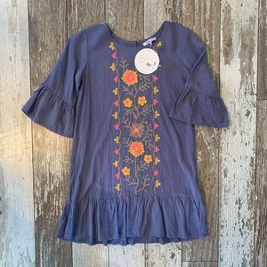 BOUTIQUE style ruffled girls dress size 10 NWT